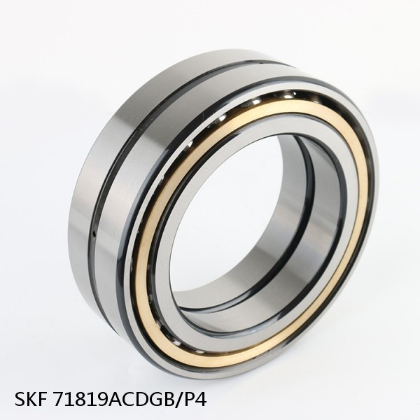 71819ACDGB/P4 SKF Super Precision,Super Precision Bearings,Super Precision Angular Contact,71800 Series,25 Degree Contact Angle