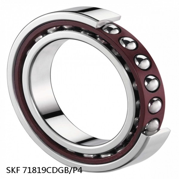 71819CDGB/P4 SKF Super Precision,Super Precision Bearings,Super Precision Angular Contact,71800 Series,15 Degree Contact Angle