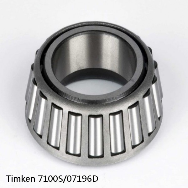 7100S/07196D Timken Tapered Roller Bearing #1 small image